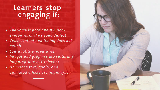 learners stop engaging graphic