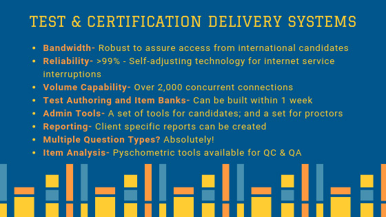 test and certification delivery systems graphic